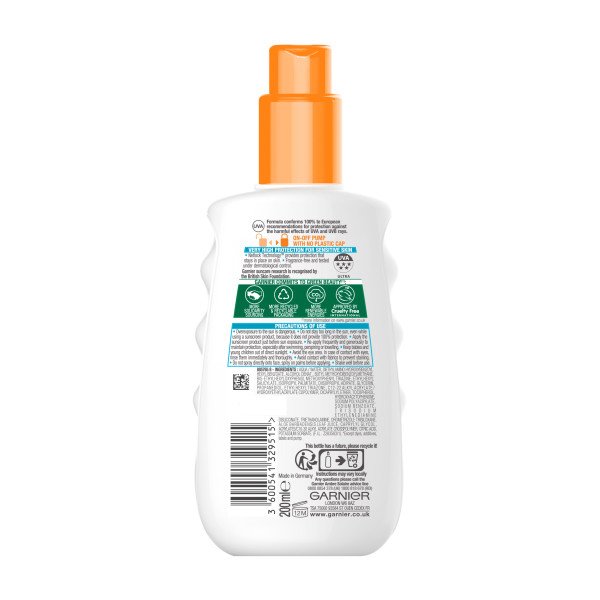 Ambre Solaire Sensitive Hypoallergenic Sun Cream Protection Spray SPF50 200ml BOP